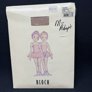 Bloch ENDURA Adaptatoe Light Tan Children Tights Dance Ballet Size M New